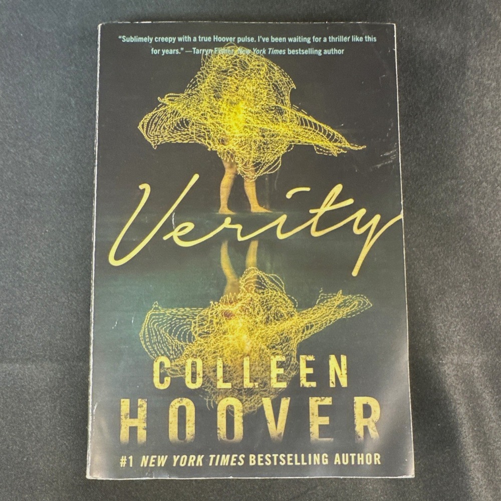 Colleen Hoover Verity 2021 Trade Paperback 1st GCP Ed Inscribed Signed (1245)